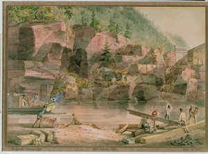 Canal Érié, NY, 1831