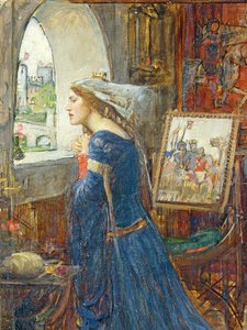 Belle Rosamund, vers 1916 (détail) - John William Waterhouse