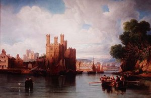 Château de Caernarvon - John Wilson Carmichael
