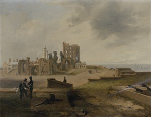 Prieuré de Tynemouth depuis l