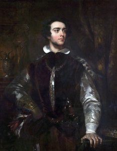 Un gentleman en costume élisabéthain, vers 1850 - John Wood
