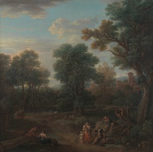 Paysage classique : Matin