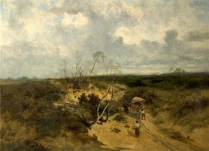 Un bout de route sablonneux, 1874