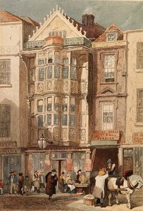 Maison de Sir Paul Pindar, Bishopsgate - John Wykeham Archer