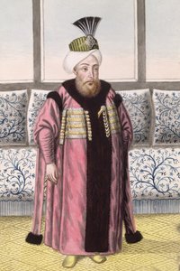 Mustapha II (1664-1703) Sultan de 1695 à 1703, tiré de « Une série de portraits des empereurs de Turquie ».