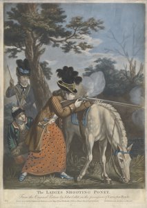 Le Poney de tir des dames, 1780
