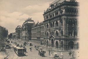 Vue des bâtiments des écrivains, Calcutta - Johnston and Hoffmann