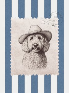 Tampon « Doodle Dog Cowboy »