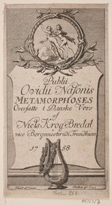 Page de titre "Publii Ovidii Nasonis Metamorphoses"