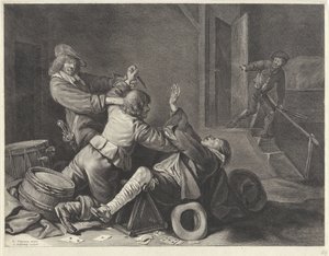 Combat dans un intérieur - Jonas Suyderhoef