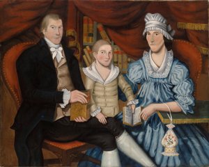 Portrait de George Eliot et Famille