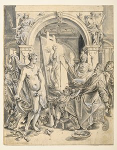 Apelle peignant Campaspe - Joos or Jodocus van (after) Winghe