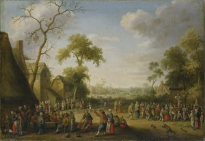 Scène de village, 1637