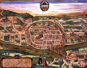 Carte de Saintes, de 