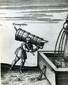 Un apprenti puisant de l