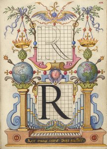 Guide de construction de la lettre R - Joris Hoefnagel