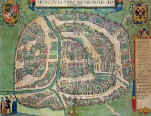 Carte de Moscou, de 