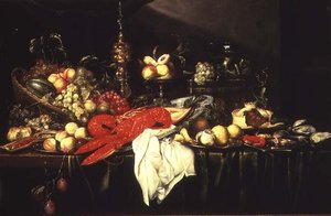 Nature morte au homard