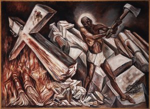 Christ détruit sa croix, 1943