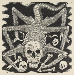 Calavera huertista, vers 1914, imprimé en 1930 - José Guadalupe Posada