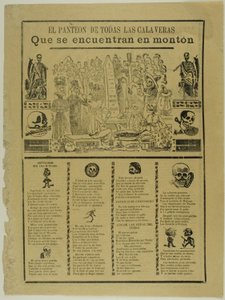 Le mausolée de tous les Calaveras trouvés en tas