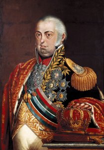 Portrait de Joao VI du Portugal, Jean VI dit le Clément (1767-1826)
