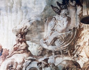 Décoration dans la salle de bal de l