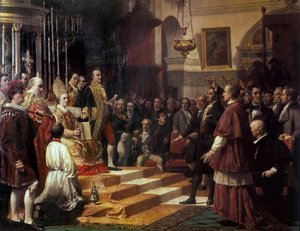 Le serment des Cortes de Cadix en 1810 - Jose Casado del Alisal