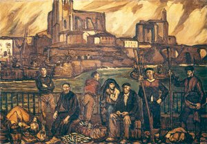 Basques de pêcheurs - Jose Gutierrez Solana