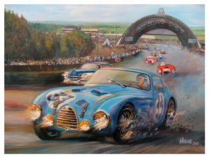 Juan Manuel Fangio au Mans 1950 Gordini Type 18S