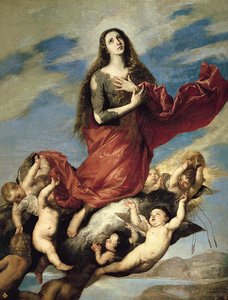 Marie Madeleine emportée au ciel