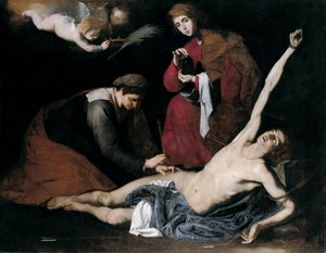 Saint Sébastien soigné par les saintes femmes