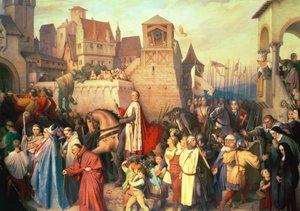 Tableau Sur Toile Jeanne D’Arc – Impression 60x90 Cm, Décoration Murale Moderne, Pour Salon Ou Chambre
