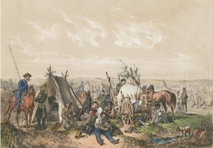 Une scène de la guerre d