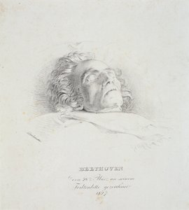 Ludwig van Beethoven sur son lit de mort, 28 mars 1827