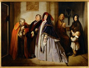 Le denier de la veuve (peinture sur toile)