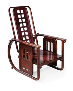Sitzmaschine, chaise longue réglable, produite par J. & J. Kohn - Josef Hoffman