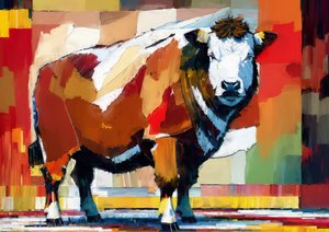 Animaux : Bœuf Hereford 1