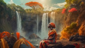 Scène onirique africaine 04