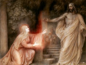 Jésus dit à elle - Ne me retiens pas