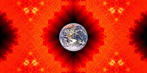 Solaire : Vue de la terre depuis le soleil 1 - Josef Johann Michel
