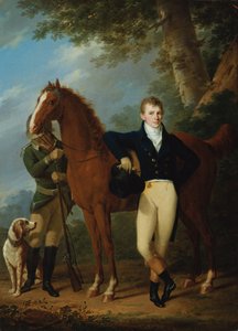 Le fondeur de cloches Johann Caspar Hofbauer avec cheval et chasseur