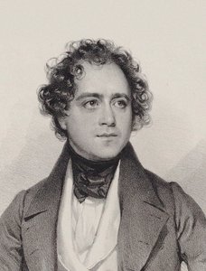 Portrait du compositeur Johann Vesque von Püttlingen 1803-1883, 1838