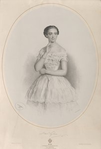 Portrait de la ballerine Marie Taglioni 1804-1884, 1853