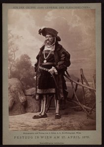 Jos. Ullmann, charcutier, lors du défilé de la fête de Makart en 1879 - Josef Löwy