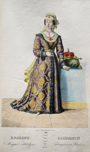 Élisabeth de Luxembourg 1409-1442, Reine de Bohême, 1828