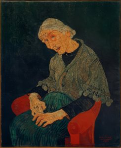 Vieille femme parisienne