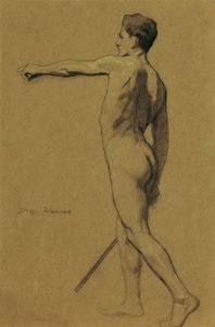 Nu masculin debout - Josef Wawra