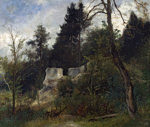 Paysage avec ruine