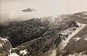 Album "Meine weltkriegs - Erinnerungen South-West Front (Carinthie, Italie, Tyrol du Sud) 31/03/1915-12/11/1918 - Josef Zohles Wien" : vue des Alpes - Josef Zohles